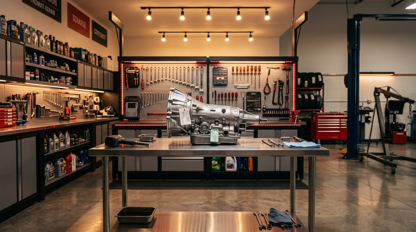 Transmission repair workshop